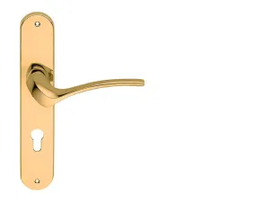 Kľučka na dvere LI - IBIS - SO 719 ZLL - zlatá lesklá - pozlátená (OZ) | MP-KOVANIA.sk