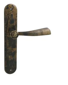 Kľučka na dvere LI - ROSE - SO 996 BRA - bronz antik (AN) | MP-KOVANIA.sk