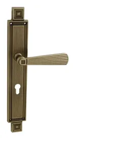 Kľučka na dvere LI - OPERA - SO BRA/BRM - bronz antik/bronz matný (OB) | MP-KOVANIA.sk #4120200