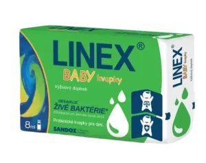 Linex Baby Kvapky + Vitamín D3 8 ml