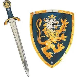 Liontouch Rytiersky  set, modrý – Meč a štít