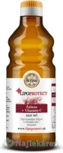 Lipoprotect Železo + Vitamín C Lipozomálne železo s vitamínom C v oleji s príchuťou pomaranča 250 ml