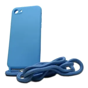 Puzdro Liquid Strap TPU iPhone 7/8/SE 2020/SE 2022 - svetlo modré