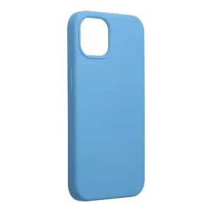 Forcell Silicone Case  iPhone 13 tmavomodrý (without hole)