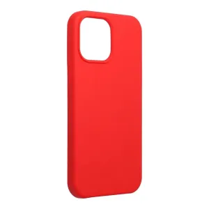 Forcell Silicone Case  iPhone 13 Pro Max červený (without hole)