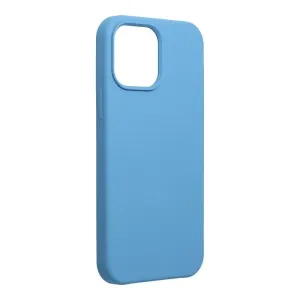 Forcell Silicone Case  iPhone 13 Pro Max tmavomodrý (without hole)