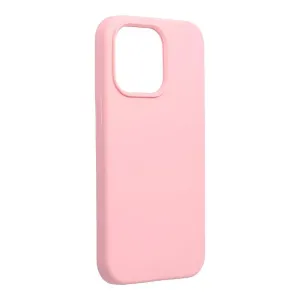 Forcell Silicone Case  iPhone 13 Pro růžový (without hole)