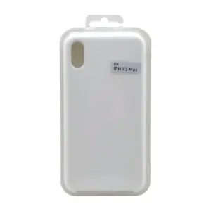 Puzdro Liquid TPU iPhone XS MAX biele #2697452
