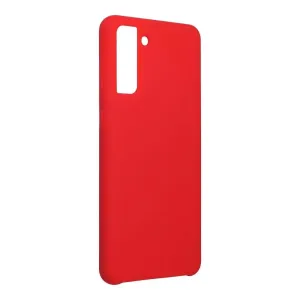 Forcell Silicone Case  Samsung Galaxy S21 Plus červený