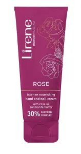 Lirene Intenzívne vyživujúci krém na ruky a nechty Růže s bambuckým maslom (Intensive Nourish ing Hand and Nail Cream) 75 ml