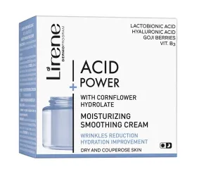 Lirene Hydratačný krém s hydrolátom z nevädze (Moisturizing Smooth ing Cream) 50 ml