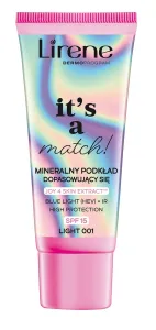 Lirene It's a Match! Mineral Foundation SPF15 001 Light fluidný make-up 30 ml