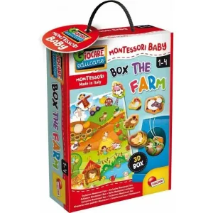 LISCIANIGIOCH - Montessori Baby Box The Farm - Vkladačka Farma