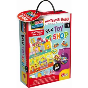 LISCIANIGIOCH - Montessori Baby Box Toy Shop - Vkladačka Hračky