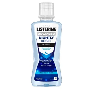 Listerine Advanced Nightly Reset Mild Taste Mouthwash 400 ml ústna voda unisex