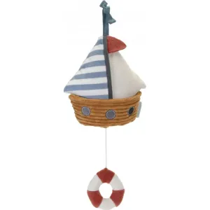 Little Dutch Music Box Toy Sailors Bay kontrastná závesná hračka s melódiou Sailors Bay 1 ks