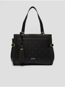 Black Women's Handbag with Decorative Details Liu Jo - Women