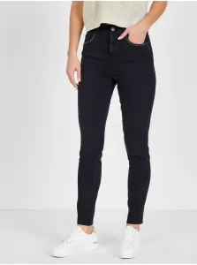 Čierne ženy Slim Fit džínsy s ozdobnými detailmi Liu Jo - ženy #707203