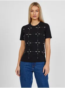 Čierne dámske vzorované tričko Liu Jo #728355