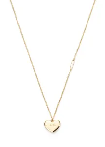 Liu Jo Dlhý pozlátený náhrdelník so srdiečkom Essential LJ2179