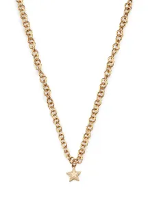 Liu Jo Módny pozlátený náhrdelník s hviezdou Essential LJ2195