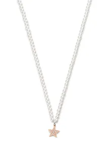 Liu Jo Perlový náhrdelník s bronzovou hviezdičkou Essential LJ2159 #8250506