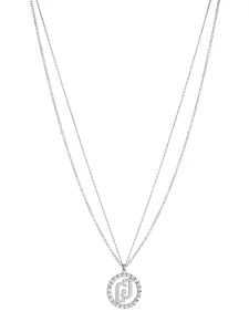 Liu Jo Módne oceľový náhrdelník Linea Logo LJ1575