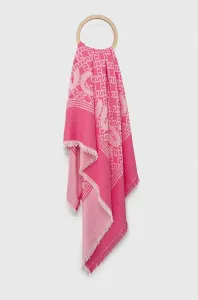 Šatka Liu Jo dámska, ružová farba, vzorovaná #8738541