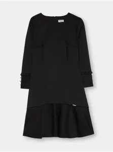 Čierne dámske šaty s 3/4 rukávom Liu Jo #4317487