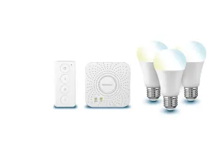 LIVARNO home Štartovacia súprava Zigbee Smart Home s Gateway a 3 žiarovkami #6454841