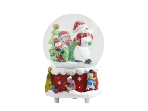LIVARNO home Snehová guľa s vianočnou melódiou (snehuliak)