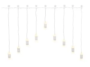 LIVARNO home Svetelná LED reťaz (sviečka, teplá biela)