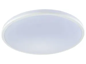 LIVARNO home Stropná LED lampa, okrúhla (ozdobný prstenec biely)