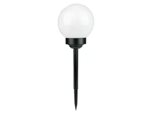 LIVARNO home Solárna guľová LED lampa, Ø 20cm (biela)