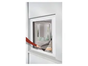 LIVARNO home Magnetická sieťka proti hmyzu na okno, 1,1 x 1,3 m (biela)