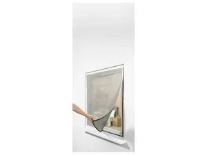 LIVARNO home Magnetická sieťka proti hmyzu a slnku na okno, 1,1 x 1,3 m (biela)