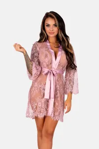 Dámske oblečenie LivCo Corsetti Fashion LivCo_Corsetti_Fashion_Housecoat_Sheer_Pink #770480