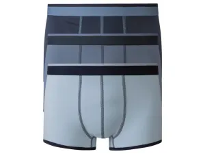 LIVERGY® Pánske boxerky, 3 kusy (XL, námornícka modrá/modrá/bledomodrá )