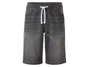LIVERGY® Pánske rifľové šortky (50, sivá) #4007656