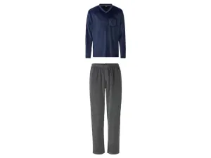 LIVERGY® Pánske pyžamo (S (44/46), navy modrá/tmavosivá) #4021845