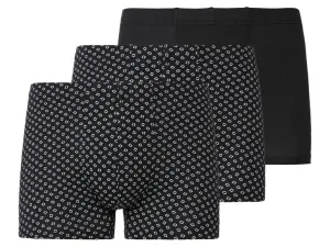 LIVERGY® Pánske bavlnené boxerky, 3 kusy (M)