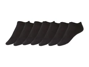 LIVERGY® Pánske nízke ponožky, 7 párov (39/42, čierna) #5483938