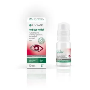 LIVSANE Očné kvapky - podráždené oči alergie, bez konzervantov, Helichrysum, 1x10 ml