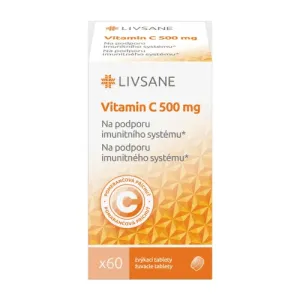 LIVSANE Vitamín C 500 mg žuvacie tablety 1x60 ks