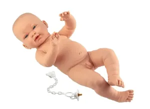 LLORENS - 45001 NEW BORN CHLAPČEK - realistické bábätko s celovinylovým telom