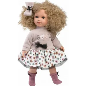 LLORENS - 53549 ELENA - realistická bábika s mäkkým látkovým telom - 35 cm