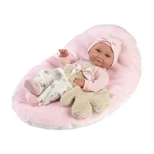 Llorens 73808 New Born Dievčatko – realistická bábika bábätko s celovinylovým telom – 40 cm