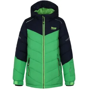Loap FUGAS Detská lyžiarska bunda, zelená, veľkosť #432307