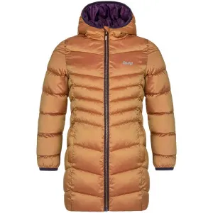 Loap IDUZIE Dievčenský zimný kabát, zlatá, veľkosť #440033