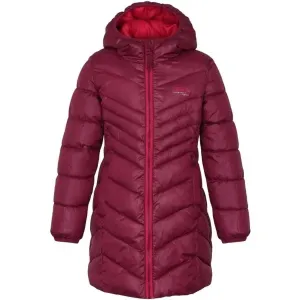 Loap INOKA Dievčenský kabát, vínová, veľkosť #425529